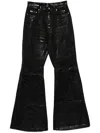 Rick Owens Drkshdw Bolan Bootcut Jeans In 09 Black
