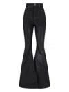 Rick Owens Drkshdw Black Bias Bootcut Jeans In Black  