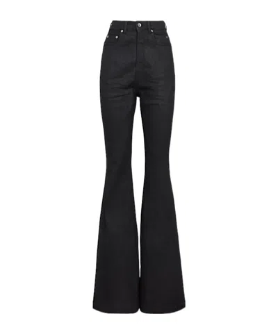Rick Owens Drkshdw Bolan Bootcut Jeans In Black