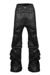 Rick Owens Drkshdw Black Hollywood Bias Bootcut Jeans In Black