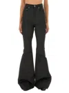 Rick Owens Drkshdw Cropped Hooded Knitwear Long Sleeves In Black