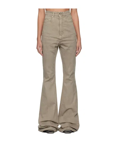 Rick Owens Drkshdw Off-white Bolan Jeans In 08 Pearl