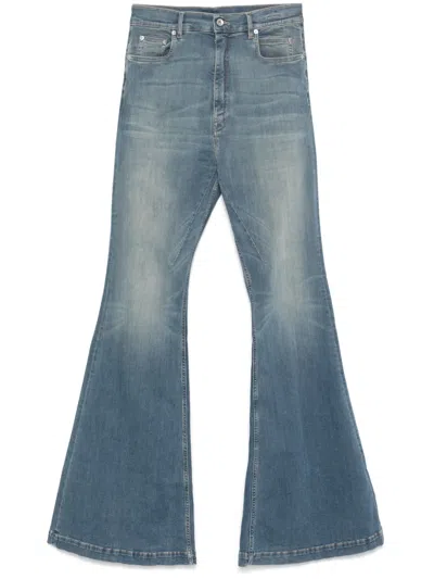 Rick Owens Drkshdw Bolan Jeans In Blue