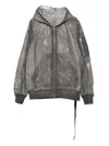 Rick Owens Drkshdw Bomber Gimp Flight In Gray