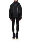 Rick Owens Drkshdw Bomber Jacket "alice Parka" In Black