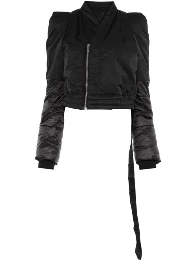Rick Owens Drkshdw Metro Bomber Jacket In Black