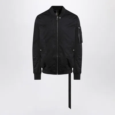 Rick Owens Drkshdw Bomber With Zipper In Black