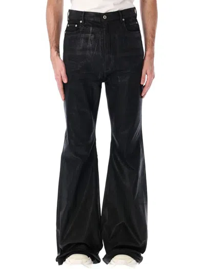 Rick Owens Drkshdw Batik Stretch Jeans In Black