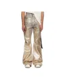 Rick Owens Drkshdw Gold Hollywood Bolan Bootcut Jeans In Nude