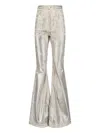Rick Owens Drkshdw Bootcut Jeans In Silver