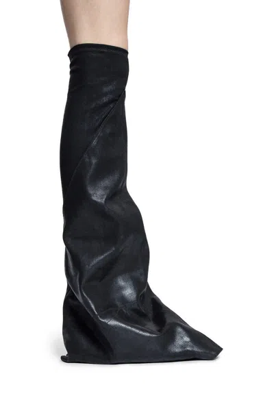 Rick Owens Drkshdw Boots In Black