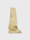 Rick Owens Drkshdw Drkshdw By Rick Owens Beige Beige Cotton Boots In Nude