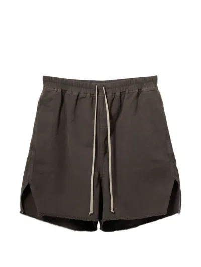 Rick Owens Drkshdw Boxers Butt Shorts In Brown