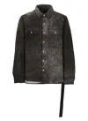 Rick Owens Drkshdw Padded Shirt Jacket In Brown