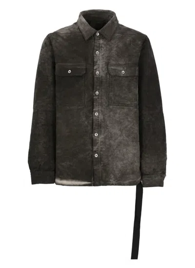 Rick Owens Drkshdw Brown Padded Cotton Jacket
