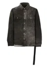 Rick Owens Drkshdw Padded Shirt Jacket In Brown
