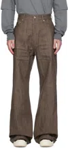 RICK OWENS DRKSHDW BROWN PORTERVILLE GETH JEANS