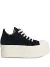 Rick Owens Drkshdw Bumper Platform Trainers In Black
