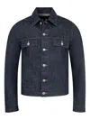 Rick Owens Drkshdw Button-fastening Denim Jacket In Blue