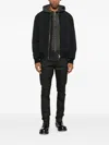Rick Owens Drkshdw Buttoned Denim In Black