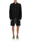 Rick Owens Drkshdw Drawstring Button-up Overshirt