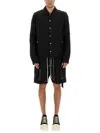 Rick Owens Drkshdw Drawstring Button-up Overshirt