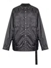 Rick Owens Drkshdw Buttoned Pocket Overshirt In Black