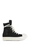 Rick Owens Drkshdw Canvas High-top Sneaks In Black
