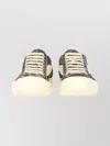 Rick Owens Drkshdw Canvas Low-top Sneakers Rubber Sole In Neutral