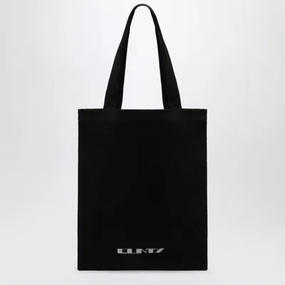 Rick Owens Drkshdw Canvas Shopper Bag In Black