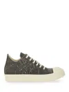 Rick Owens Drkshdw Modern Low-top Sneakers Textured Finish In Black