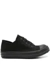 Rick Owens Drkshdw Canvas Sneakers In Black