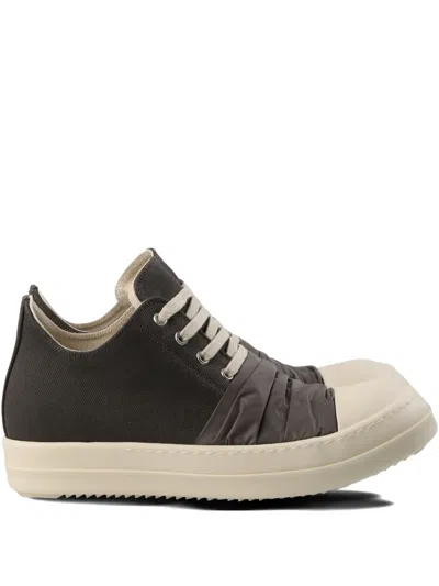 Rick Owens Drkshdw Canvas Sneakers In Grey