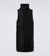 Rick Owens Drkshdw Canvas Vest In Black
