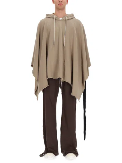 RICK OWENS DRKSHDW RICK OWENS DRKSHDW CAPE WITH HOOD