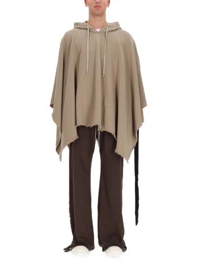 RICK OWENS DRKSHDW RICK OWENS DRKSHDW CAPE WITH HOOD