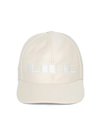 Rick Owens Drkshdw Off-white Baseball Cap In 2111 Natural/milk/mi