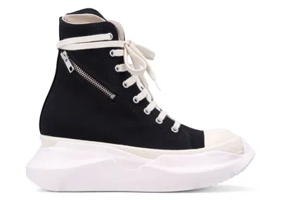 Pre-owned Rick Owens Drkshdw Cargo Abstract (women's) Sneakers In Black/milk In Multi
