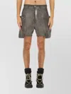 Rick Owens Drkshdw Cargo Bermuda Shorts Frayed Hem