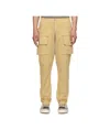 Rick Owens Drkshdw Beige Hollywood Creatch Cargo Drawstring Pants In Beige