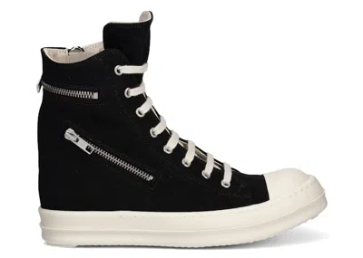 Pre-owned Rick Owens Drkshdw Cargo High (women's) Sneakers In Black/milk In Multi