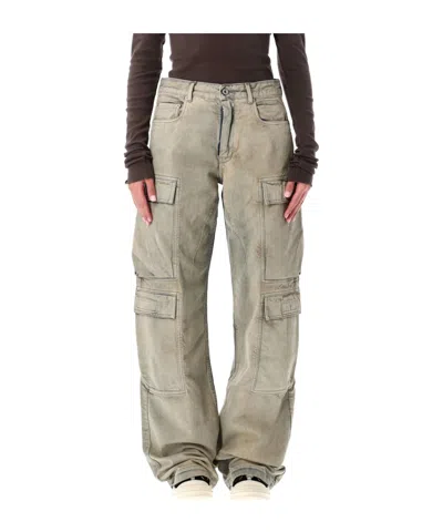 RICK OWENS DRKSHDW CARGO POCKET JEANS