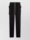 Rick Owens Drkshdw Cargo Pockets And Elastic Waistband Trousers In Black