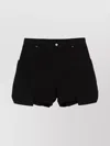 Rick Owens Drkshdw Cargo Pockets Shorts Frayed Hem