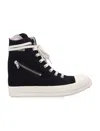 Rick Owens Drkshdw Sneakers Mit Reissverschluss 35mm In Black