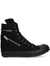 Rick Owens Drkshdw Cargo Sneaks High-top Sneakers In Black