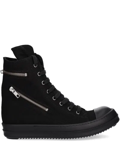 Rick Owens Drkshdw Cargo Sneaks High-top Sneakers In Black