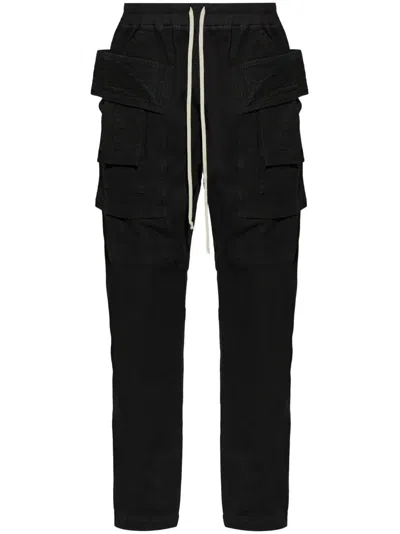 Rick Owens Drkshdw Cargo Trousers In Black