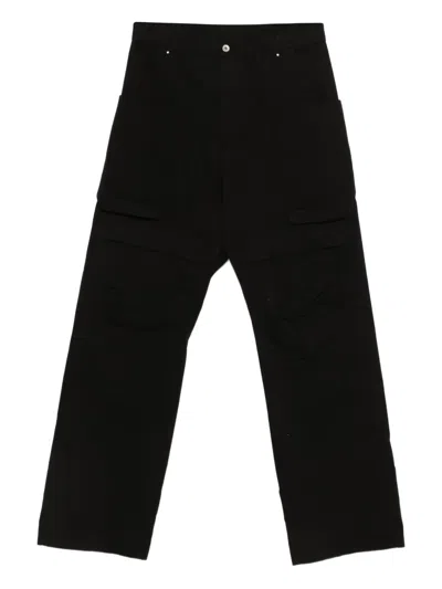 Rick Owens Drkshdw Cargo Trousers In Black
