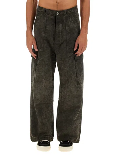 Rick Owens Drkshdw Cargo Trousers In Nude